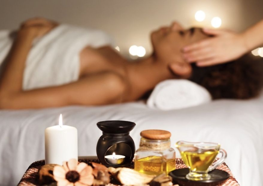 Aromatherapy massage treatment